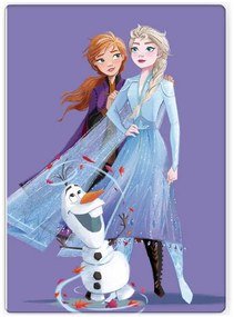 Disney Regatul de gheață Purple pătură din fleece 100x140cm