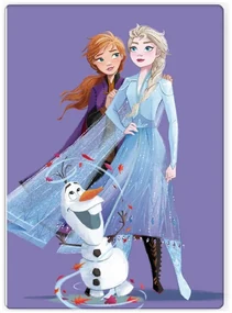 Disney Regatul de gheață Purple pătură din fleece 100x140cm