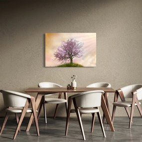 Tablou - Copacul înflorit în deal (90x60 cm)