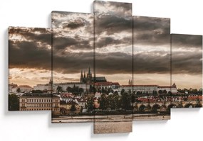 Tablou - Praga înnorită (150x105 cm)