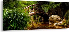Tablou - Pod prin râu (120x50 cm)