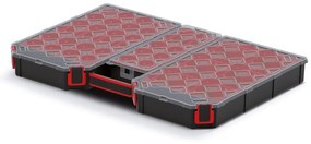 Organizator 57,7 × 39 × 6 cm, cutii, negru