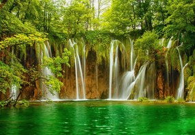 Fototapet - Cascadă Verde Smarald