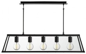 Lustra clasica design traditional Voyager 5L negru 4614-5BK SRT