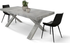 Masa Linda extensibila - GRI INTEGRAL - 160 CM / 90 CM / H 77