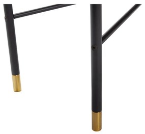 Comodă din lemn de frasin Hübsch Norm, negru