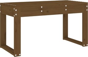 vidaXL Bancă de grădină, maro miere, 80x38x45 cm, lemn masiv de pin