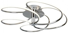 Lustra LED aplicata design modern 56cm Bardot 43W 7055-5CC SRT