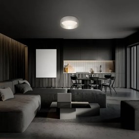 Plafonieră LED Briloner 3882-014 MAILA STARRY LED/18W/230V gri/argintiu