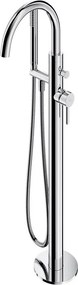 Baterie cada-dus freestanding Omnires Y monocomanda finisaj crom lucios
