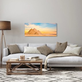 Tablou cu piramidele din Egipt (120x50 cm)