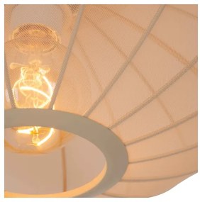 Lustră pe cablu Lucide 03447/52/38 CORINA 1xE27/40W/230V d. 50 cm crem