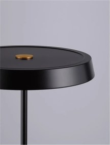 Lampa de podea LED design modern VETRO negru, D-40cm