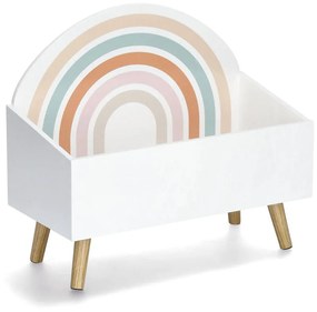 Lada pentru jucarii RAINBOW, MDF + pin