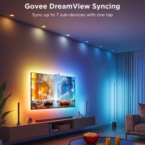 SET 2x Govee Backlight TV 55-65" SMART LED retroiluminare RGBICW Wi-Fi