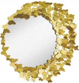 Oglinda de perete decorativa Butterfly 80cm gold