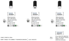 Spot LED incastrabil ambiental de exterior IP67 BANG NVL-8039001
