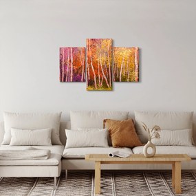 Tablou - Pădurea colorată (90x60 cm)
