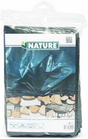 Nature Prelata pentru lemne, verde, 1,5x6 m, PE