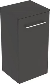 Dulap baie suspendat pentru lavoar Geberit Selnova Square lava gri inchis 1 usa 33 cm