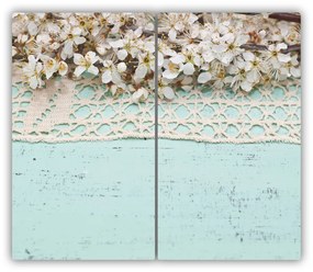 Tocator din sticla flori de cireș