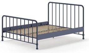 Pat copii BRONXX 160 X 200 CM ALBASTRU DENIM