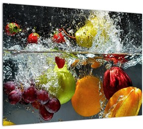 Tablou pe sticlă - Fructe (70x50 cm)