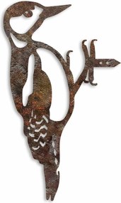 Decoratiune gradina 565TNL1309, maro, metal, 18x30 cm