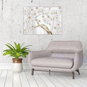 Tablou - Copac cu decor auriu (70x50 cm)