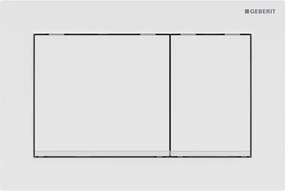Clapeta de actionare Geberit Omega30 alb lucios