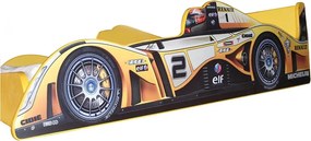 Pat copii masina Yellow cup