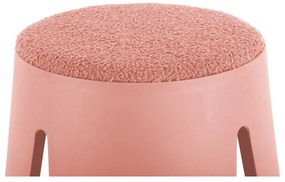 Scaun roz deschis din plastic Savor – Leitmotiv