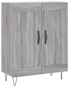 830194 vidaXL Servantă, gri sonoma, 69,5x34x90 cm, lemn compozit
