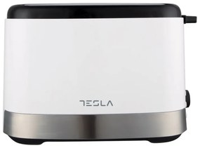 Prajitor de paine Tesla TS300BWX, 800W, 7 trepte, 2 felii, Centrare, Dezghetare, Alb