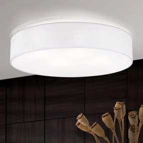 Lustra aplicata design modern Ufo 50cm alba
