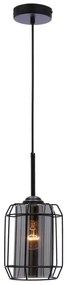 Lustră pe cablu JONERA 1xE27/40W/230V negru