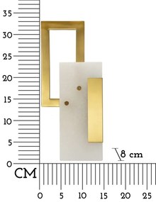 Mauro Ferretti Lampă De Perete Cub cm 15X8X33 | Aosom Romania