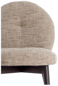 Set de scaune de sufragerie bej 2 buc. tapițat Sinosa – Light &amp; Living