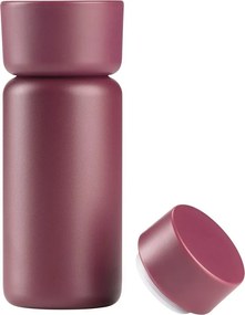 Cană termos burgundy din oțel inoxidabil 400 ml Singles – Zone