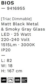 Lustra LED suspendata design modern decorativ BIOS 3L