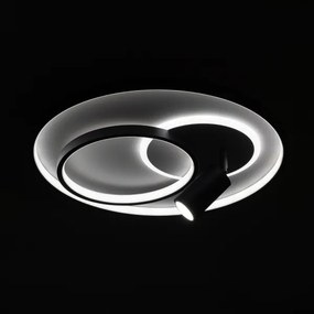 Brilagi - Plafonier LED dimabil UNITY LED/60W/230V + 1xGU10/3W alb/negru +cu telecomandă