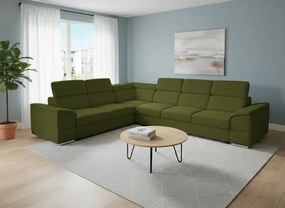 Colţar, ţesătură verde Majestic, SEGORIA LUX