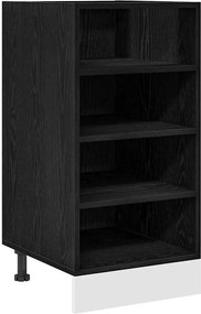 vidaXL Culoar de bază pentru bucătărie Stejar negru Lemn compozit