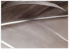 Tablou pe sticlă cu fibre abstacte (70x50 cm)