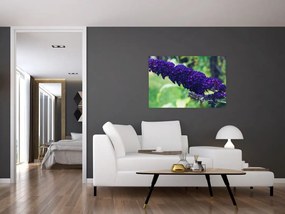 Tablou cu floare albastră (90x60 cm)