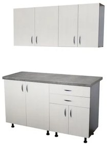 Bucatarie Sofia 1.4 metri cu blat imitatie beton