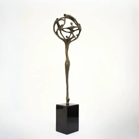 Statueta bronz "Inspiratia uneste"