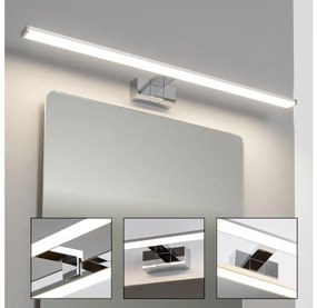 Brilagi - Iluminare LED pentru oglindă de baie VESTRA LED/15W/230V 80 cm IP44 crom