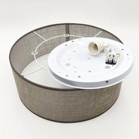 Plafonieră SIRJA, 1xE27/15W/230V, Ø 35 cm, maro