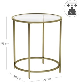 Masuta de cafea LEGATO cu blat din sticla